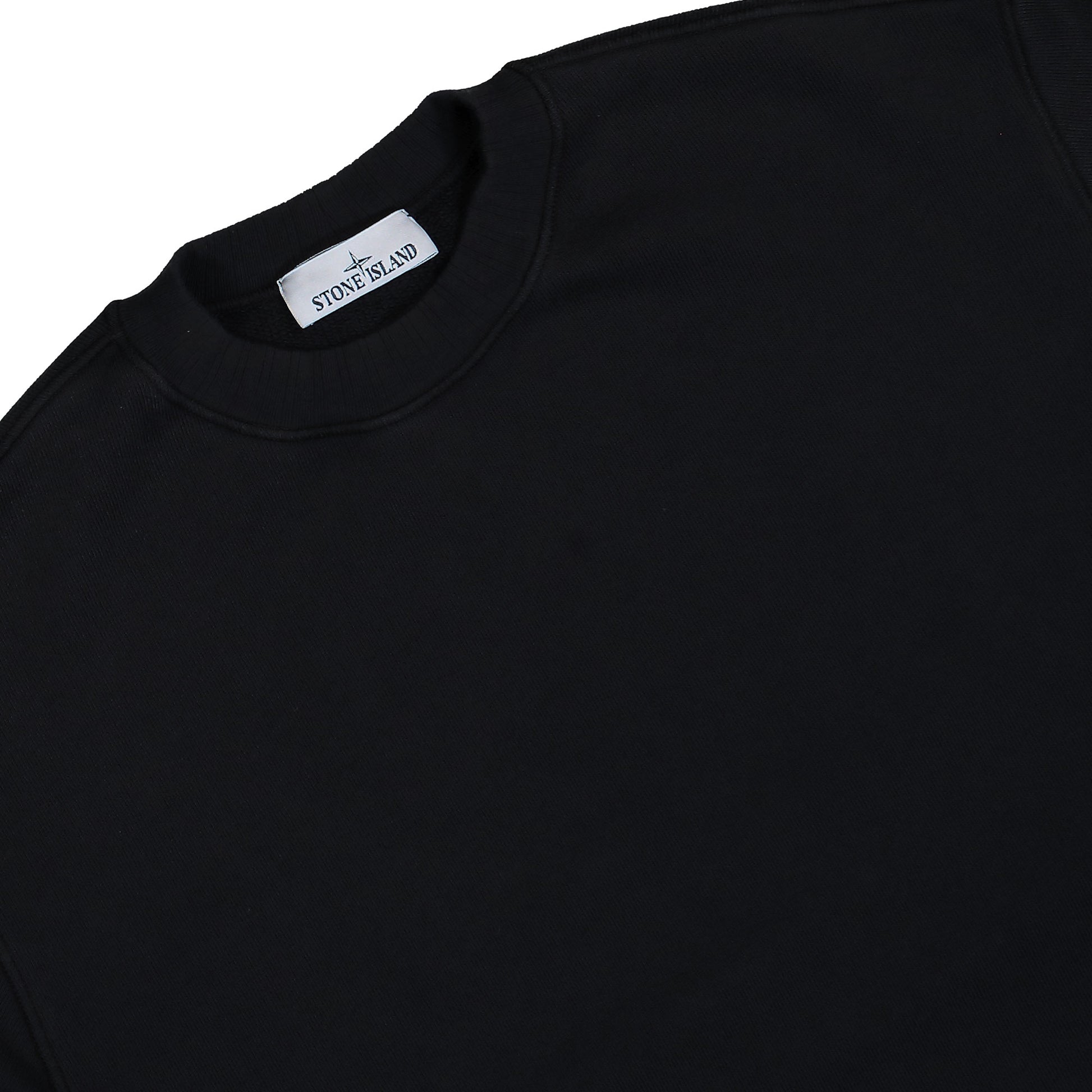 Stone Island Oversized-Fit Sweatshirt With Contrast Details Black Sweatshirts K2S156100021-S0210 V0029 Detail View 3 | GATE