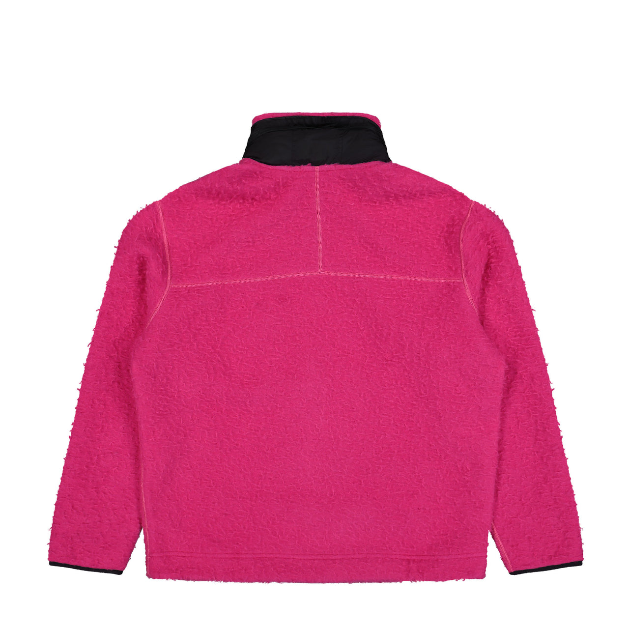Stone Island Marina Half-Zip Sweatshirt With Concealed Hood Fuchsia Sweatshirts K2S156100025-S0X12 V008C Detail View 1 | GATE