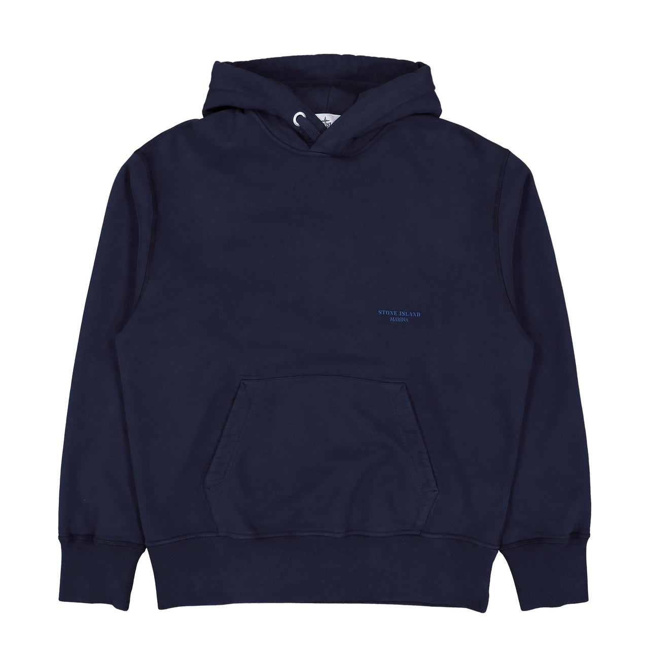 Stone Island Marina Hoodie Sweater Blue Navy Hoodies K2S156100027-S0X13 V002A Detail View 1 | GATE