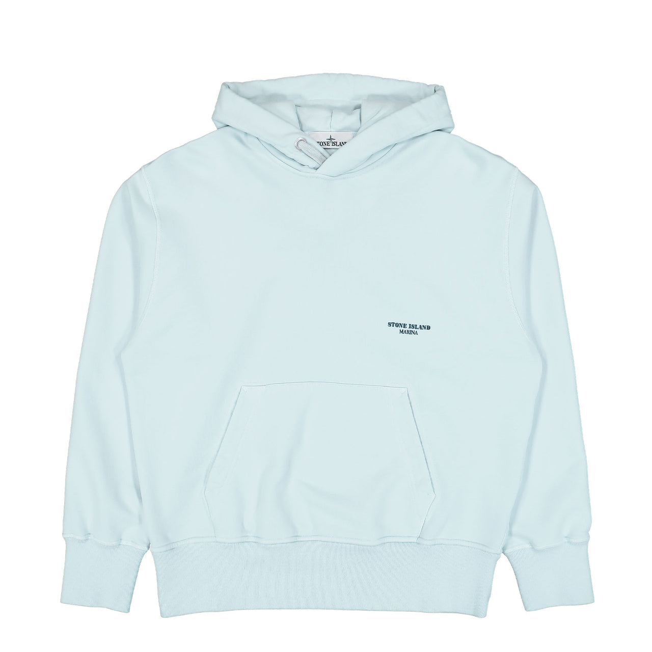Stone Island Marina Hoodie Sweater Blue Hoodies K2S156100027-S0X13 V0040 Detail View 1 | GATE