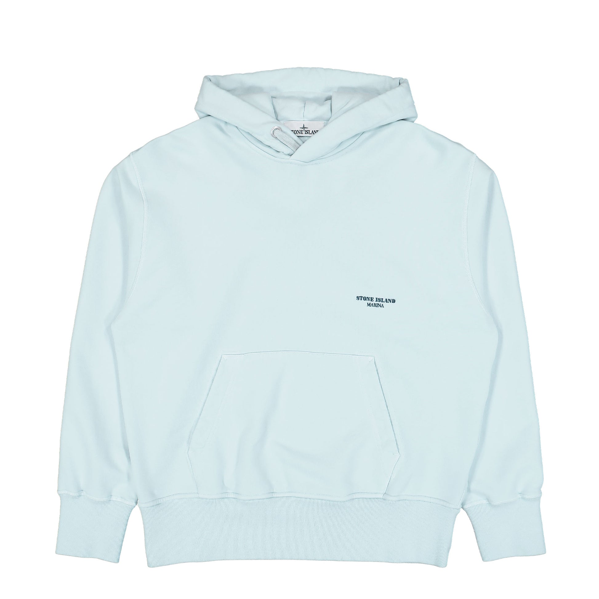 Stone Island Marina Hoodie Sweater Blue Hoodies K2S156100027-S0X13 V0040 Detail View 1 | GATE