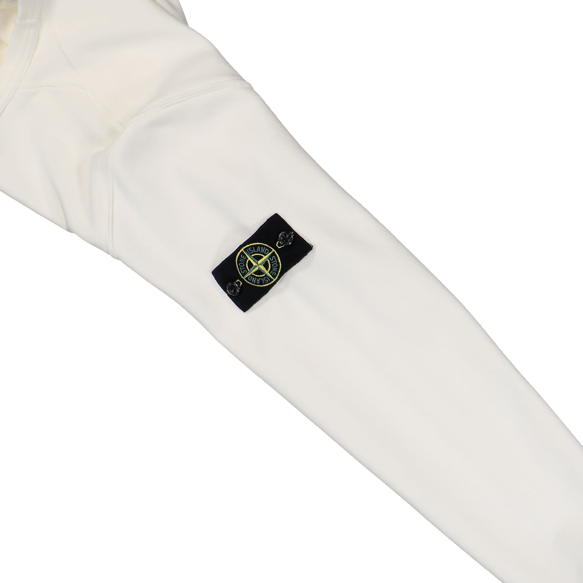 Stone Island Crewneck Sweatshirt With Ribbed Inserts Ivory Sweatshirt K2S156100028-S0A20 V0093 Detail View 4 | Gate