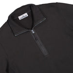 Stone Island Half-Zip Sweatshirt With Ribbed Inlays Lead Grey Sweatshirt K2S156100068-S0A20 V0062 Detail View 3 | GATE
