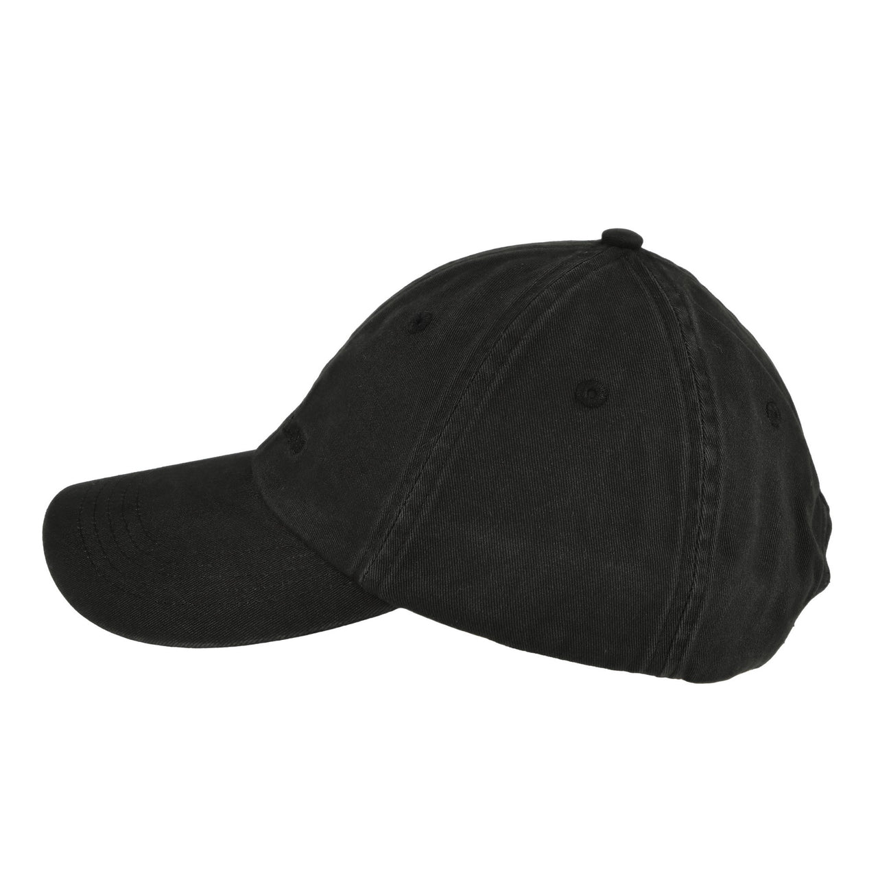 Stone Island Baseball Cap With Logo Embroidery Black Headwear K2S159100009-S0106 V0029 Detail View 1 | GATE