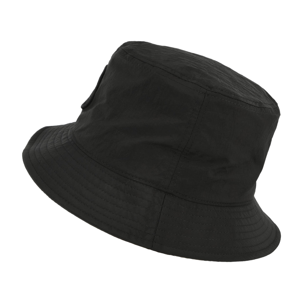 Stone Island Bucket Hat With Mesh Lining And Compass Embroidery Black Headwear K2S159100012-S0076 V0029 Detail View 1 | GATE