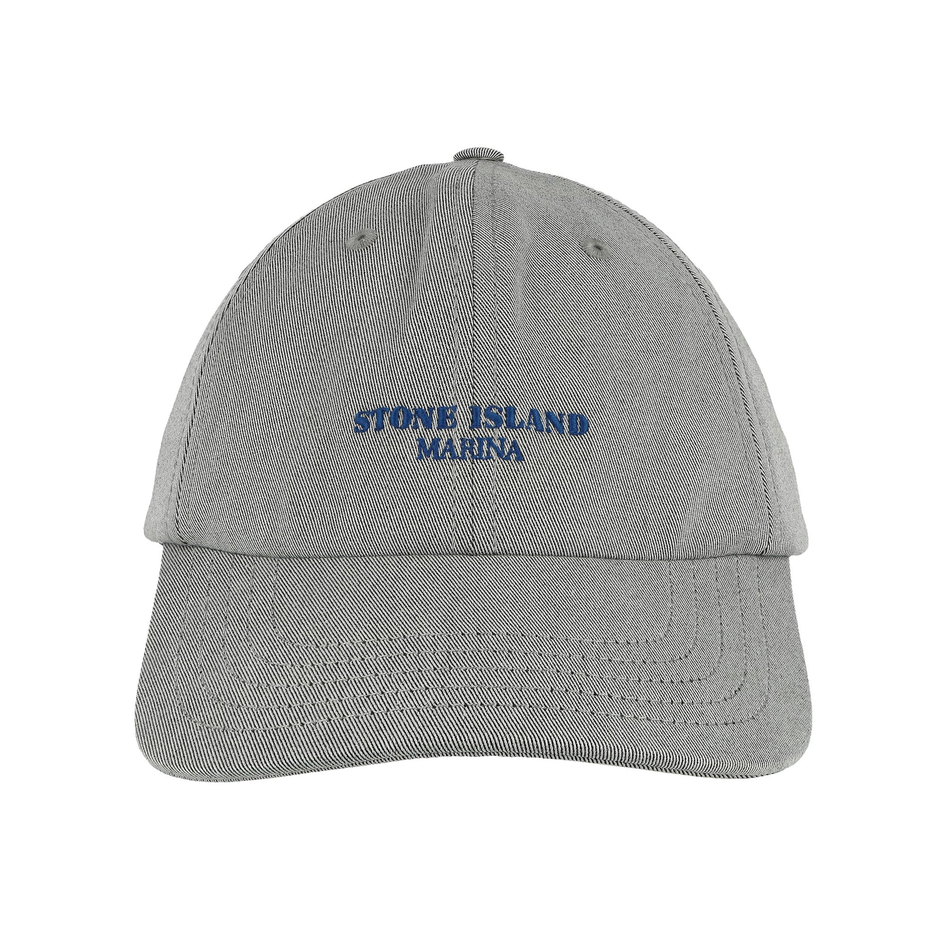 Stone Island Marina Baseball Cap Blue Caps K2S159100018-S0X19 V0040 Detail View 4 | GATE