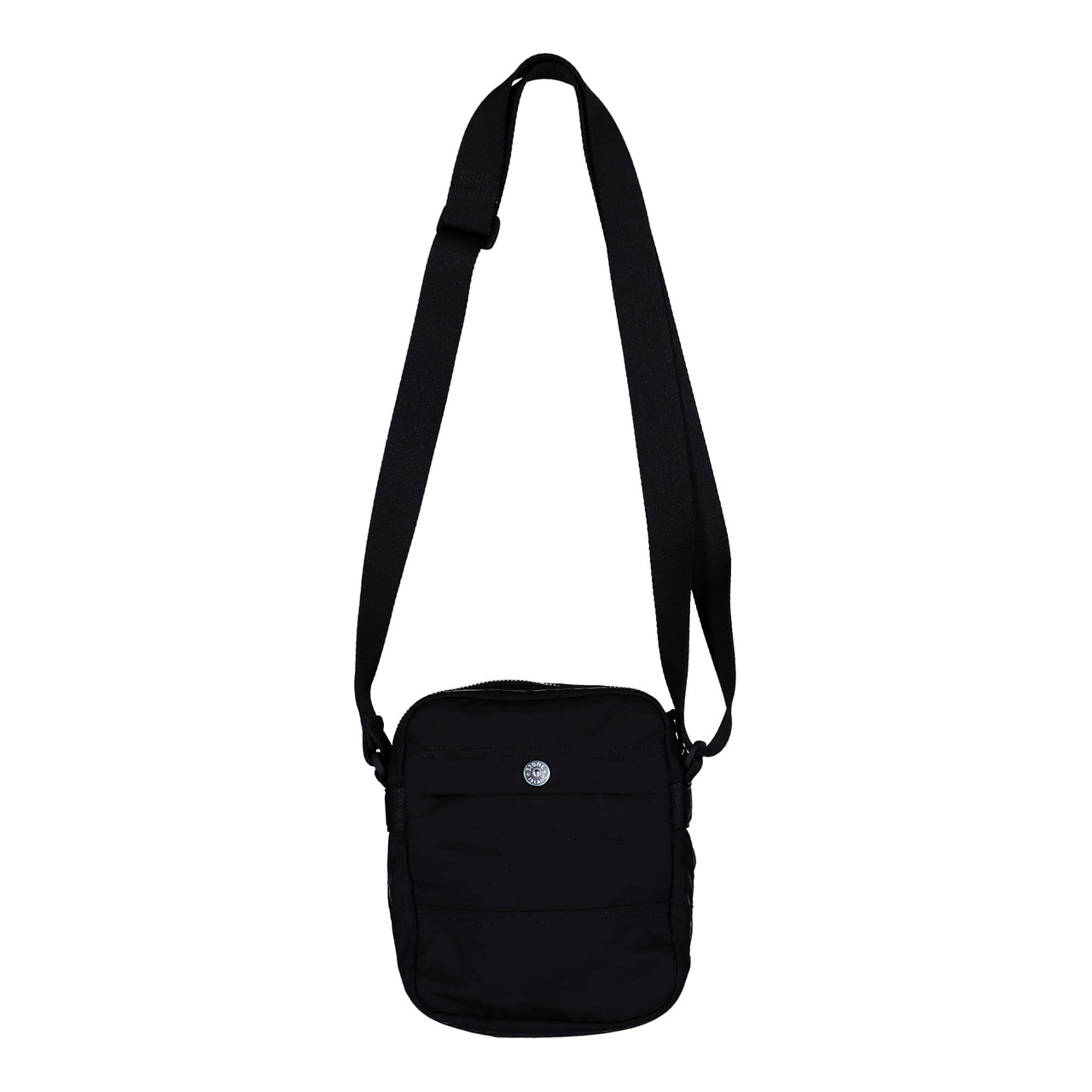 Stone Island Pouch Bag With Front Pocket And Ripstop Lining Black Shoulder Bag K2S159200015-S0251 V0029 Detail View 1 | GATE