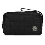 Stone Island Wrist Pouch With Inner Compartments And Zips Black Hand Bags K2S159200017-S0255 V0029 Detail View 1 | GATE