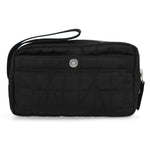 Stone Island Wrist Pouch With Inner Compartments And Zips Black Hand Bags K2S159200017-S0255 V0029 Detail View 4 | GATE