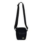 Stone Island Pouch Bag With Snap Pockets And Adjustable Strap Black Shoulder Bags K2S159200019-S0257 V0029 Detail View 1 | GATE
