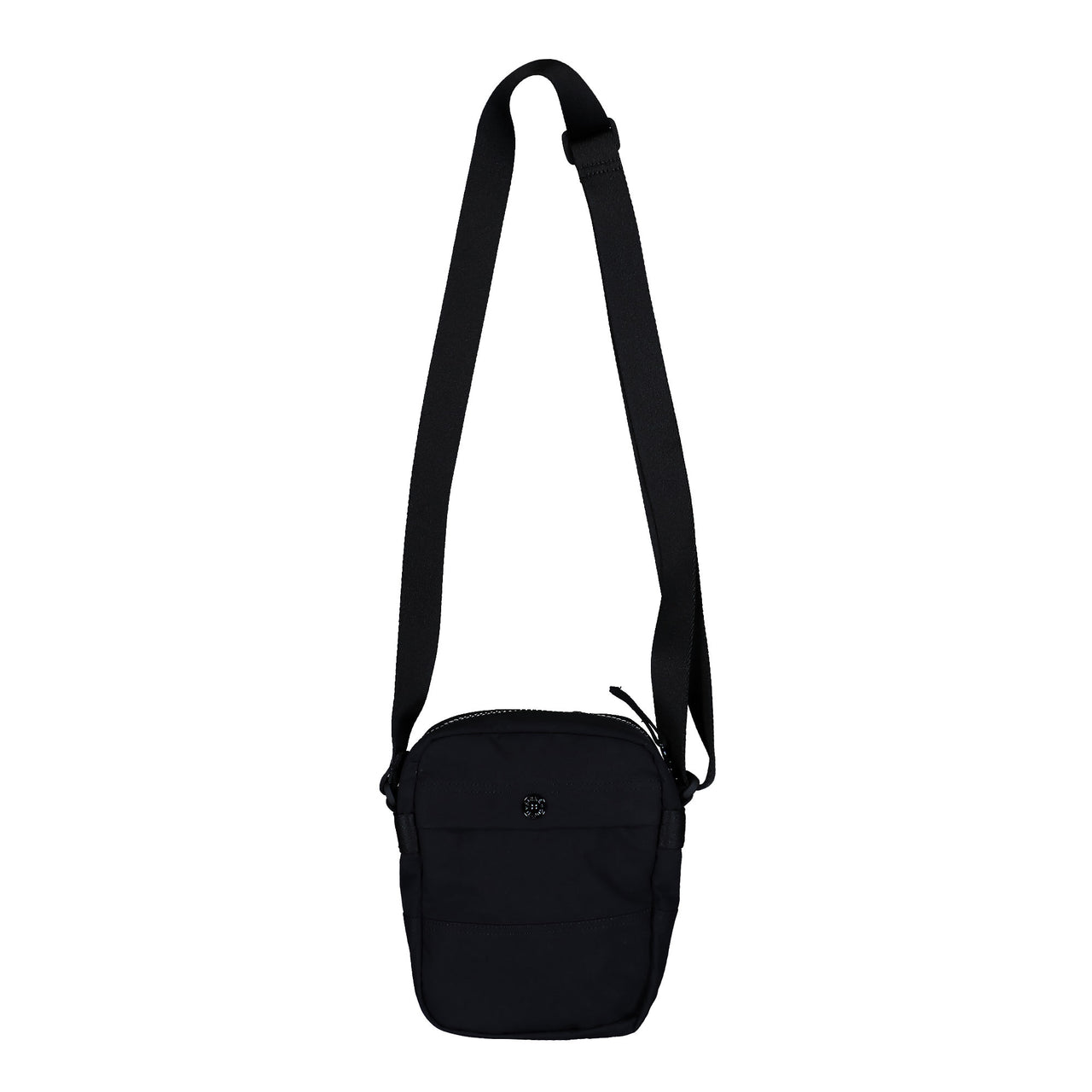 Stone Island Pouch Bag With Snap Pockets And Adjustable Strap Black Shoulder Bags K2S159200019-S0257 V0029 Detail View 1 | GATE