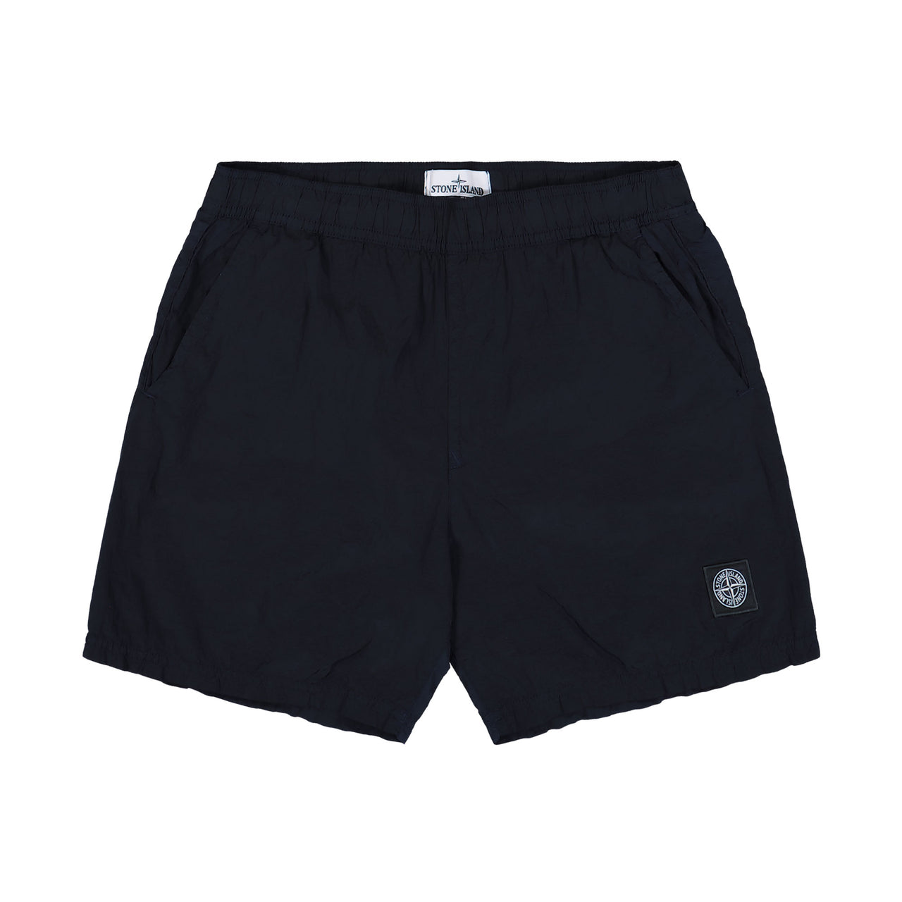 Stone Island Swim Shorts With Pockets And Mesh Lining Navy Blue Swim Short K2S15B100004-S0043 V0020 Detail View 1 | GATE
