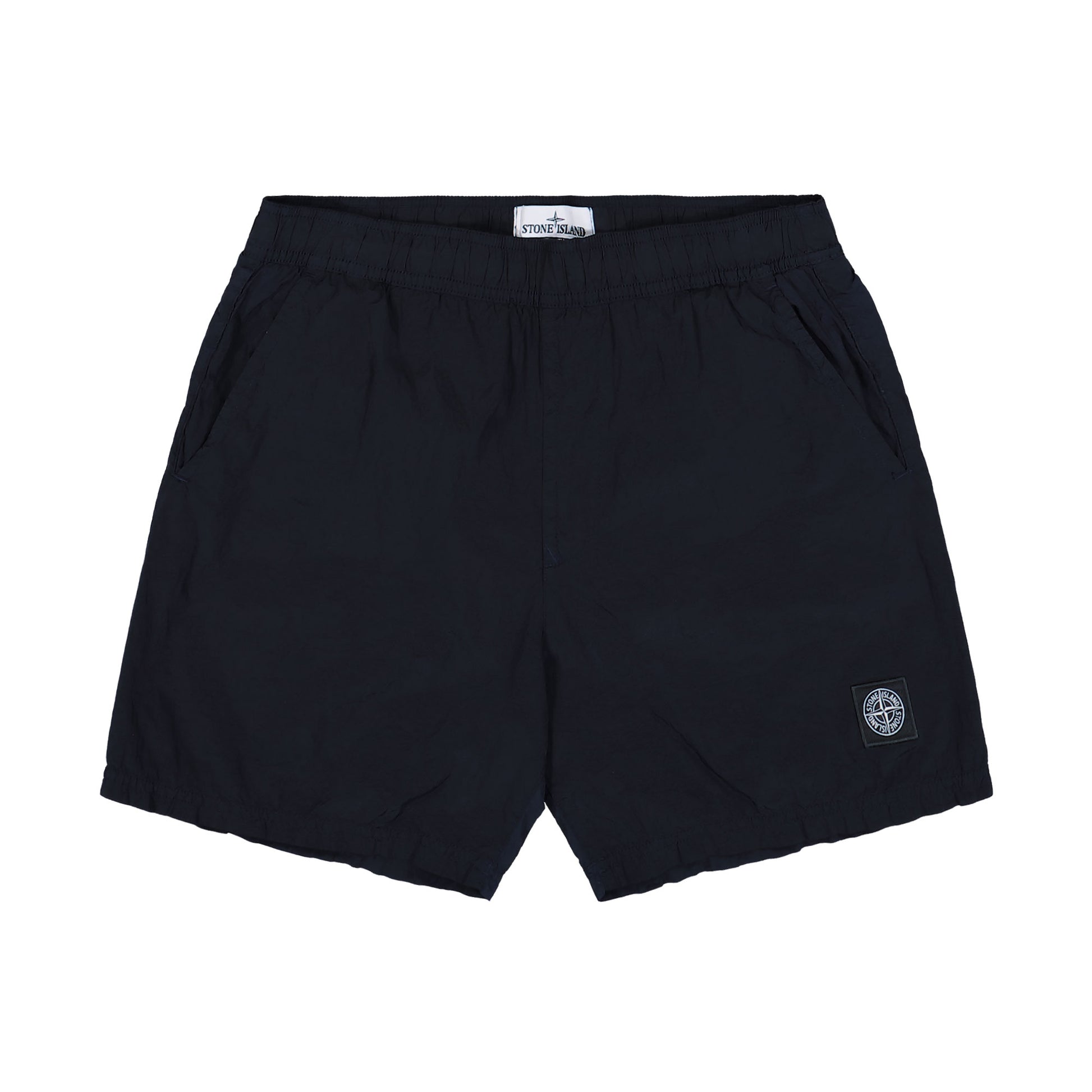 Stone Island Swim Shorts With Pockets And Mesh Lining Navy Blue Swim Short K2S15B100004-S0043 V0020 Detail View 1 | GATE