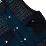 Stone Island Nylon Reps-TC Corrosion Treatment Vest Black Vests K2S15G100009-S00R2 V0029 Detail View 4 | GATE