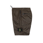 Stone Island Bermuda Shorts With Elasticated Waistband Military Green Shorts K2S15L100004-S0163 V0054 Detail View 3 | GATE