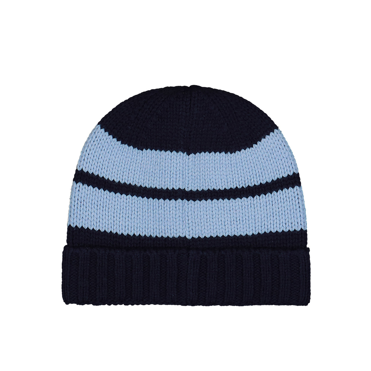 Stone Island Marina Wool Beanie Blue Navy Headwear K2S15N100006-S00XD V002A Detail View 1 | GATE