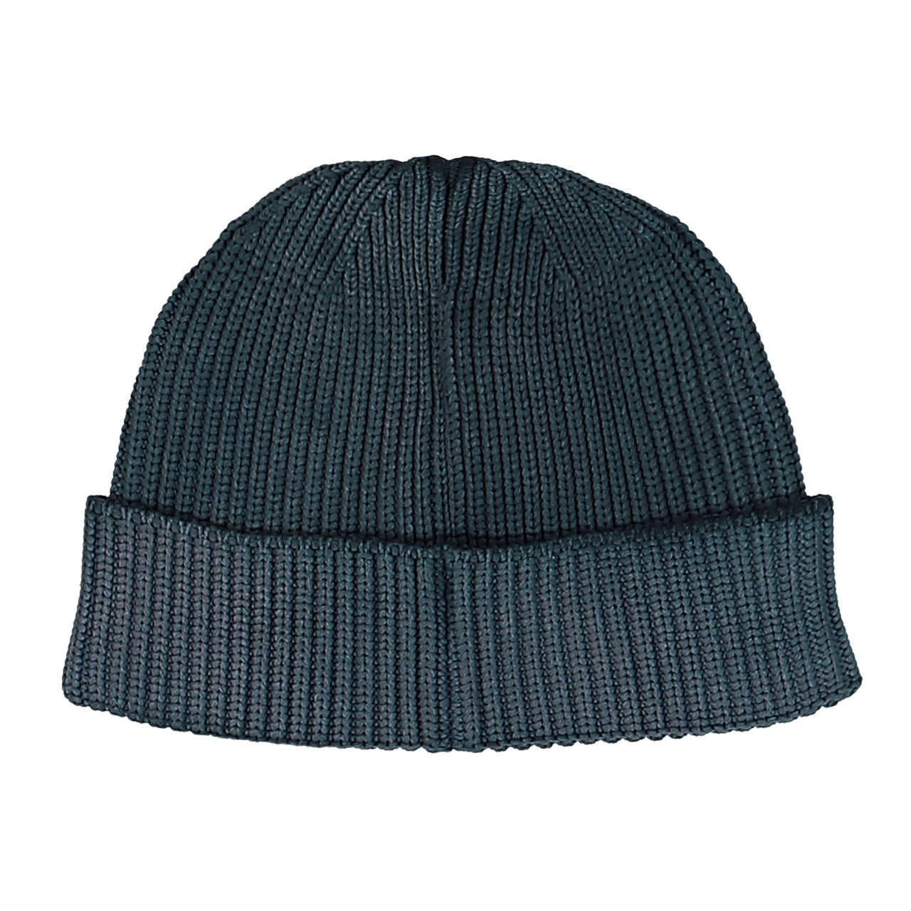 Stone Island Beanie With Compass Logo Patch Navy Blue Beanies K2S15N100016-S00RA V0120 Detail View 1 | GATE