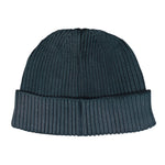 Stone Island Beanie With Compass Logo Patch Navy Blue Beanies K2S15N100016-S00RA V0120 Detail View 2 | GATE