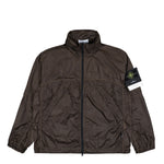 Stone Island Light Jacket With Anti-Drop And Concealed Hood Military Green Jacket K2S15Q100007-S0163-V0054 Detail View 1 | GATE