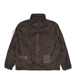 Stone Island Light Jacket With Anti-Drop And Concealed Hood Military Green Jacket K2S15Q100007-S0163-V0054 Detail View 2 | GATE