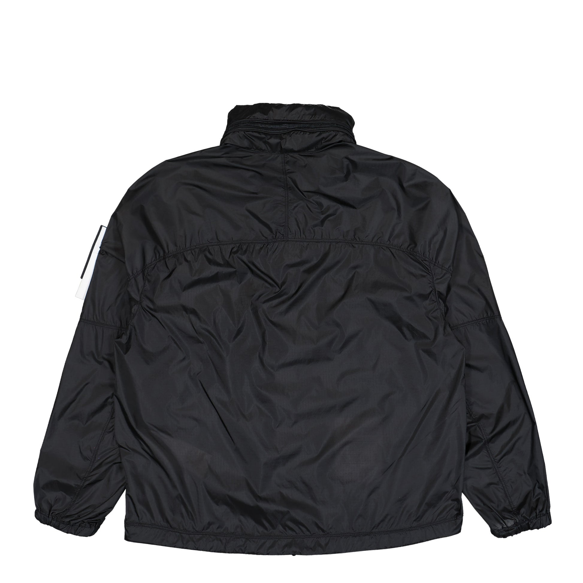 Stone Island Light Jacket With Anti-Drop And Concealed Hood Lead Grey Windbreaker K2S15Q100007-S0163-V0062 Detail View 2 | GATE