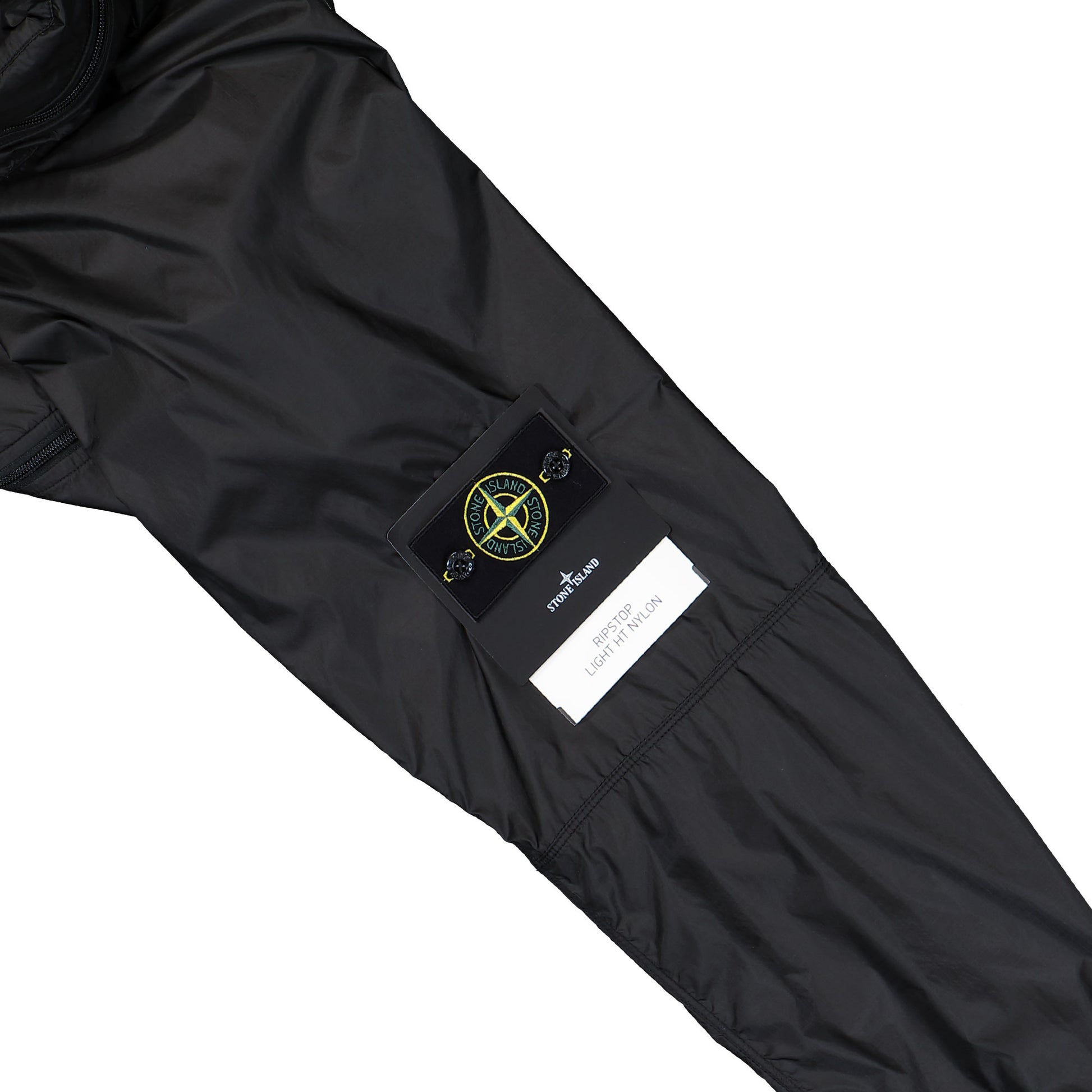 Stone Island Light Jacket With Anti-Drop And Concealed Hood Lead Grey Windbreaker K2S15Q100007-S0163-V0062 Detail View 5 | GATE