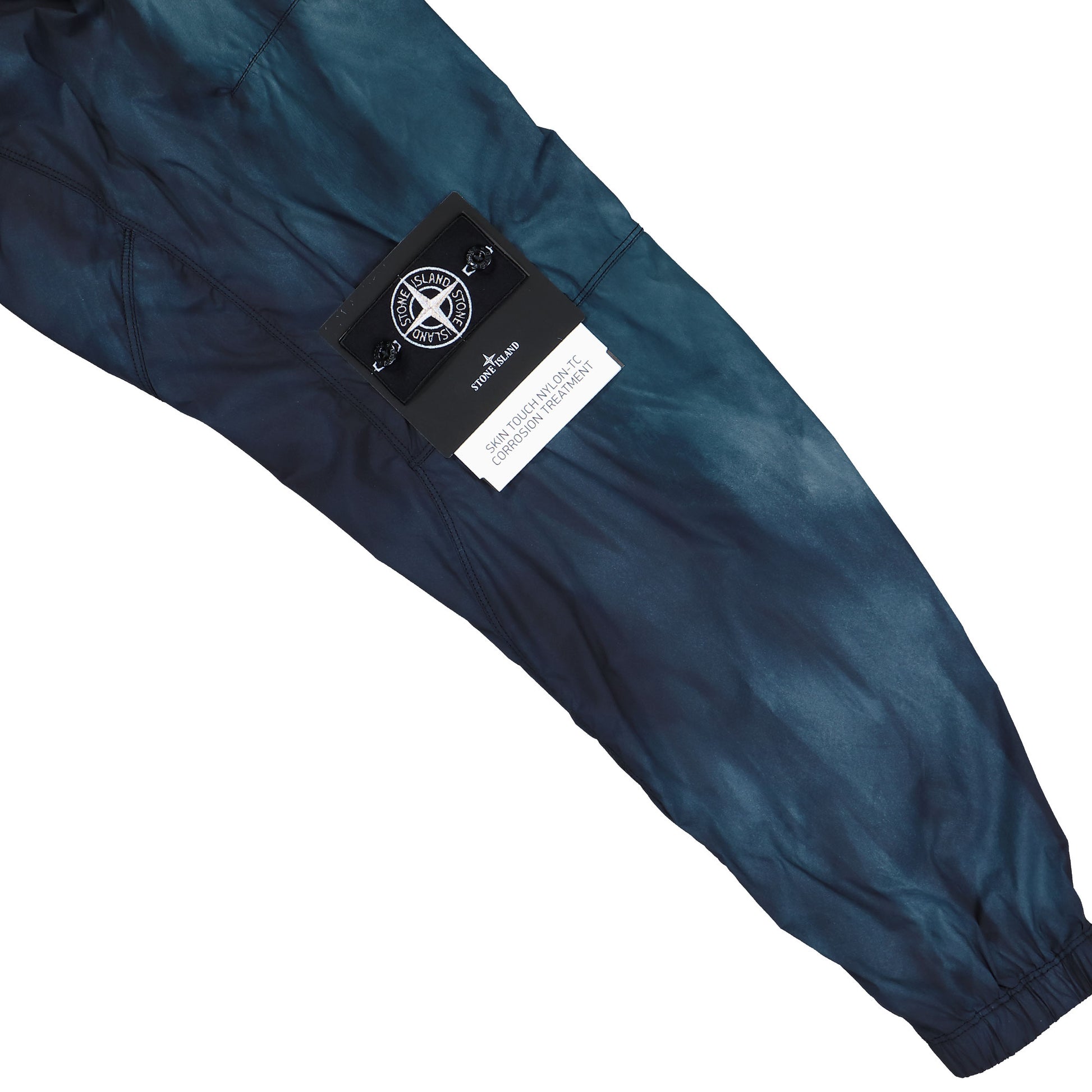 Stone Island Skin Touch Nylon-TC Corrosion Treatment Jacket Petrol Jackets K2S15Q100022-S00R3 V0029 Detail View 5 | GATE