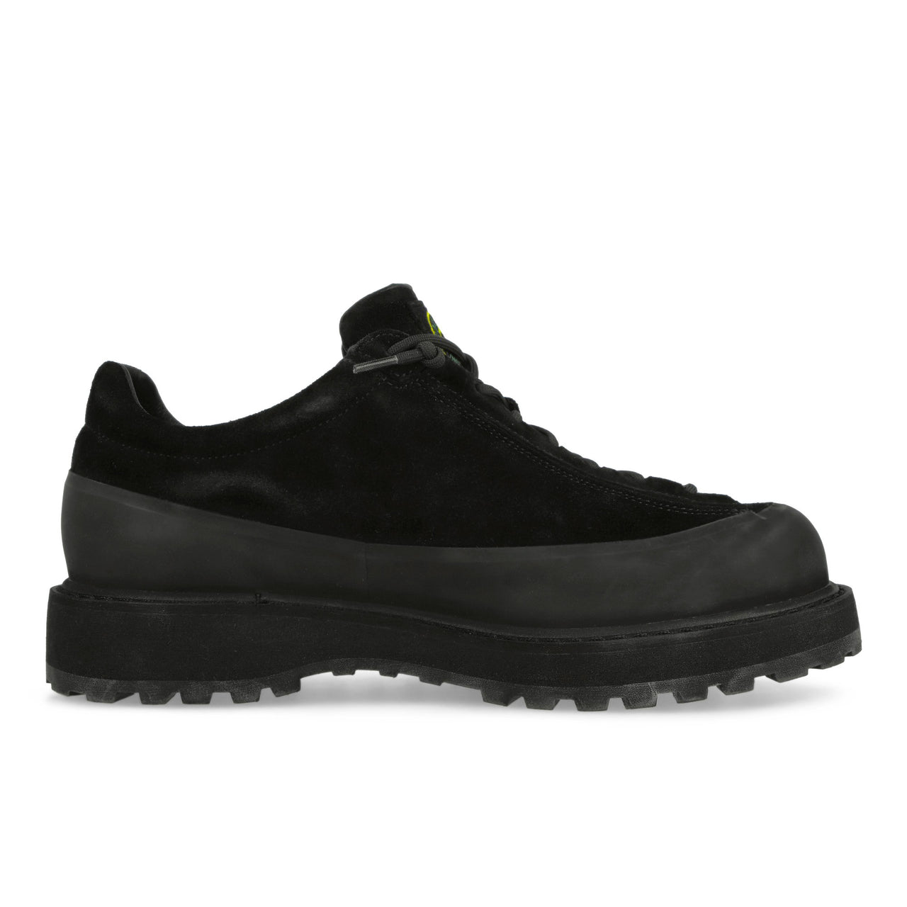Stone Island Suede Shoes With Compass Patch On Tongue Black Boots K2S159100012-S0076 V0029 Detail View 1 | GATE