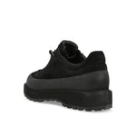 Stone Island Suede Shoes With Compass Patch On Tongue Black Boots K2S159100012-S0076 V0029 Detail View 3 | GATE