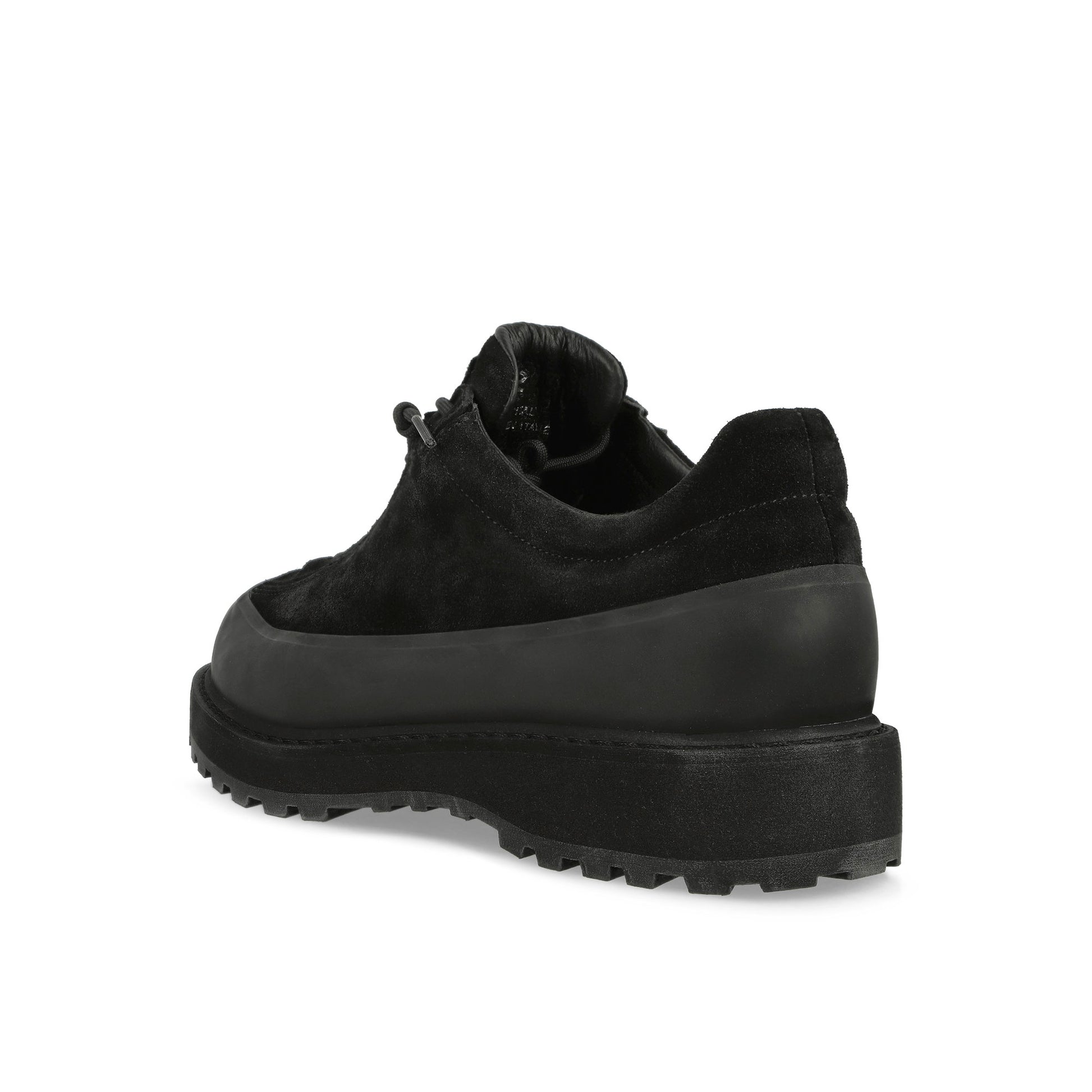 Stone Island Suede Shoes With Compass Patch On Tongue Black Boots K2S159100012-S0076 V0029 Detail View 3 | GATE
