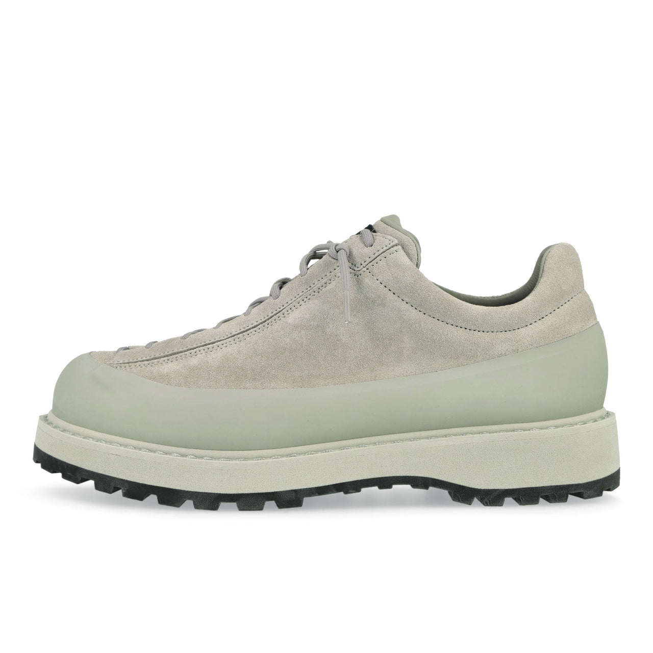 Suede Shoes With Compass Patch On Tongue