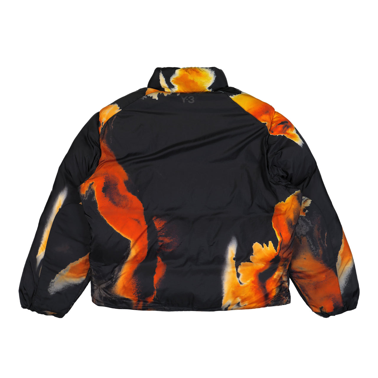 Y-3 M AOP Puffer Jacket Black Puffer Jackets KA2364 Detail View 1 | GATE
