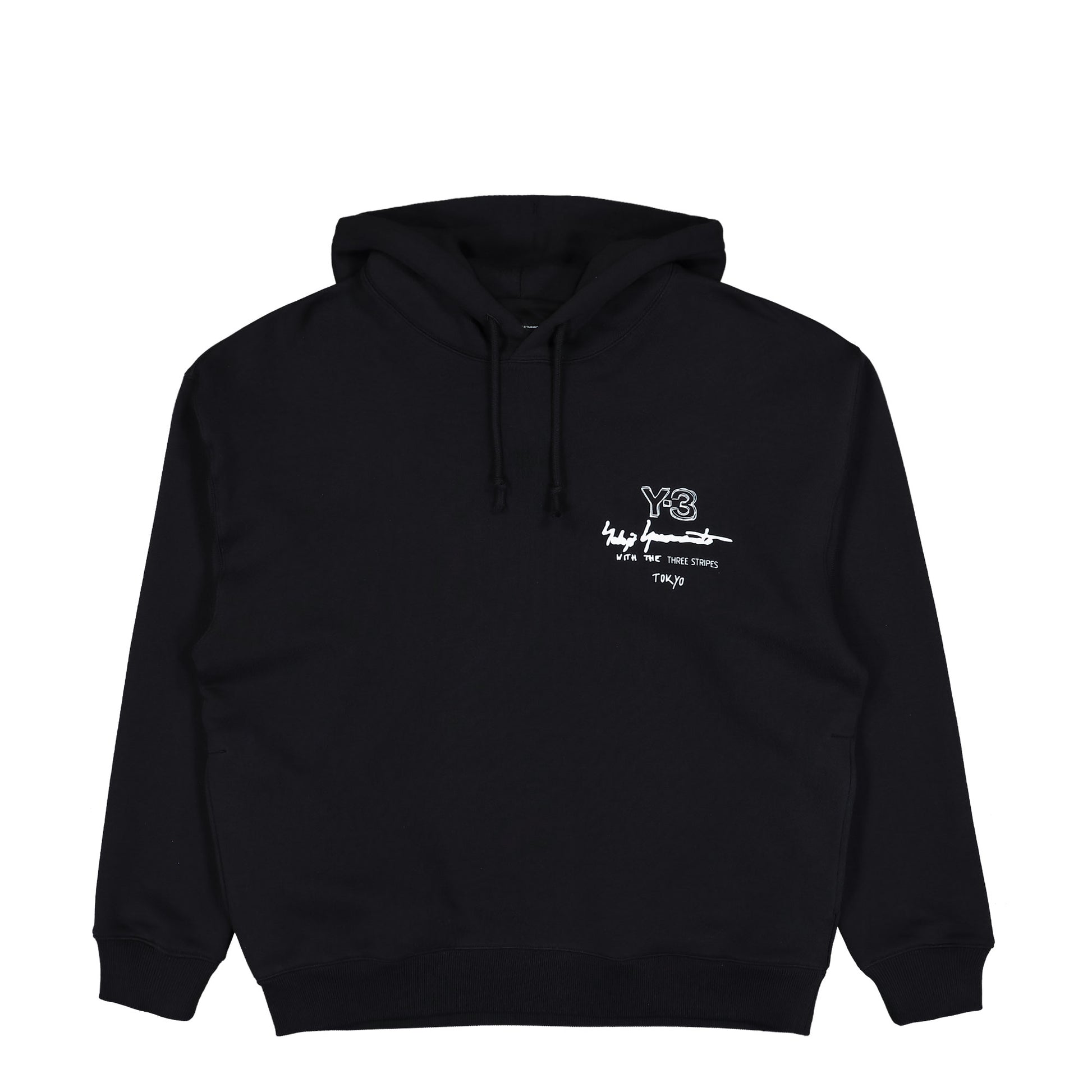 Y-3 M Merch Hoodie Black Hoodie KB2604 Detail View 1 | GATE