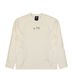 Thug Club x adidas Teamgeist LS T-Shirt Cream White Longsleeves KC2198 Detail View 1 | GATE