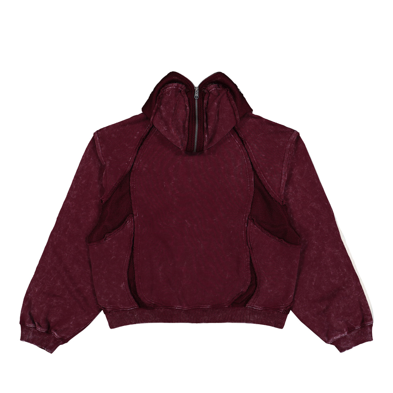 Thug Club x adidas TC TG Sweat Jacket HD Maroon Jackets KC2210 Detail View 1 | GATE