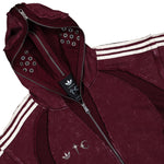 Thug Club x adidas TC TG Sweat Jacket HD Maroon Jackets KC2210 Detail View 3 | GATE