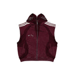 Thug Club x adidas TC TG Sweat Jacket HD Maroon Jackets KC2210 Detail View 8 | GATE