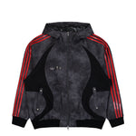 Thug Club x adidas TC TG Leather Jacket Black Black Antique Silver Jackets KC2222 Detail View 1 | GATE
