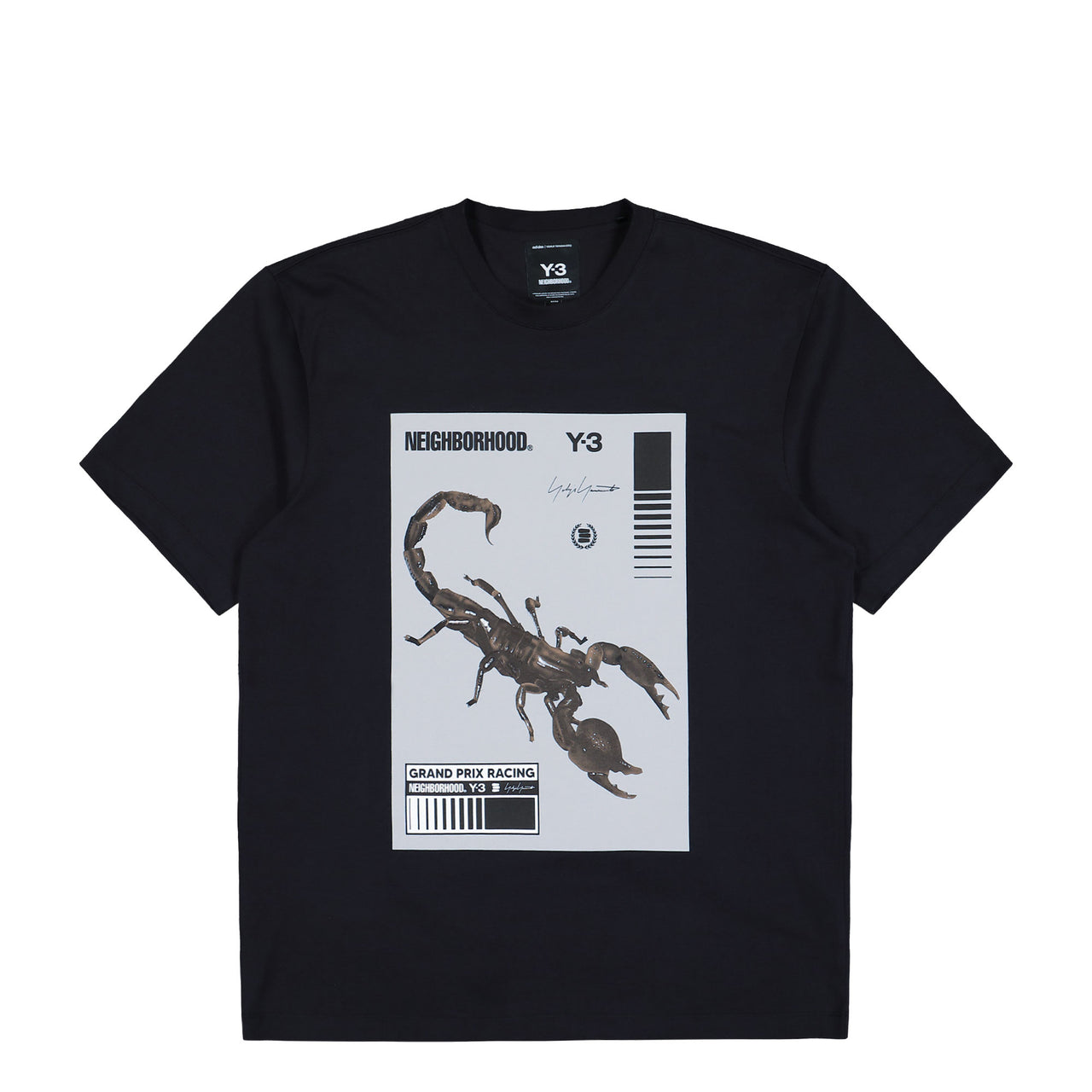 Neighborhood x Y-3 GFX Tee Black T-Shirts KC8823 | Overkill

