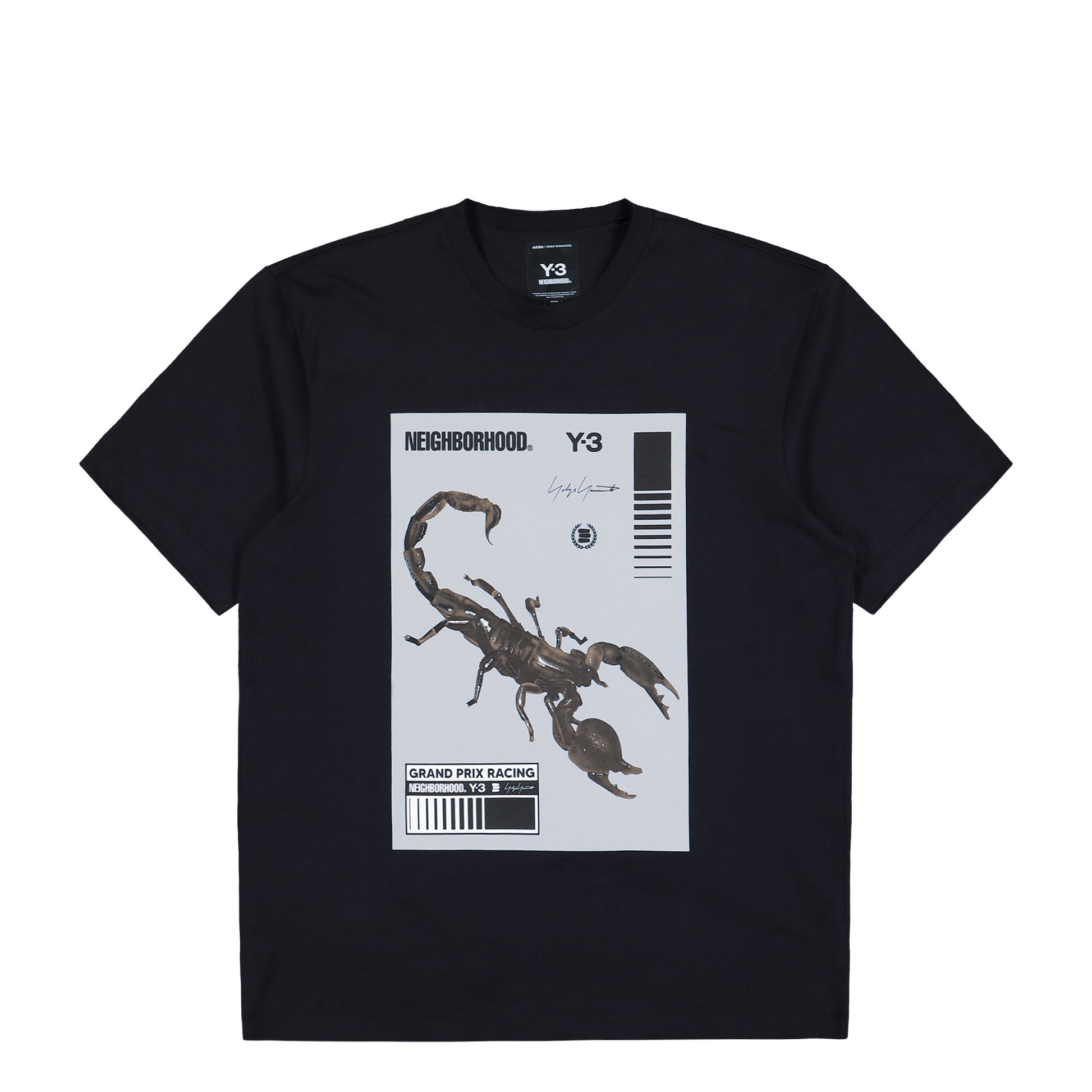 Neighborhood x Y-3 GFX Tee Black T-Shirts KC8823 | Overkill
