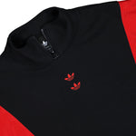 Willy Chavarria x adidas Watsonville Black / Red Sweatshirts KD9347 Detail View 3 | GATE
