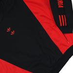 Willy Chavarria x adidas Watsonville Black / Red Sweatshirts KD9347 Detail View 4 | GATE
