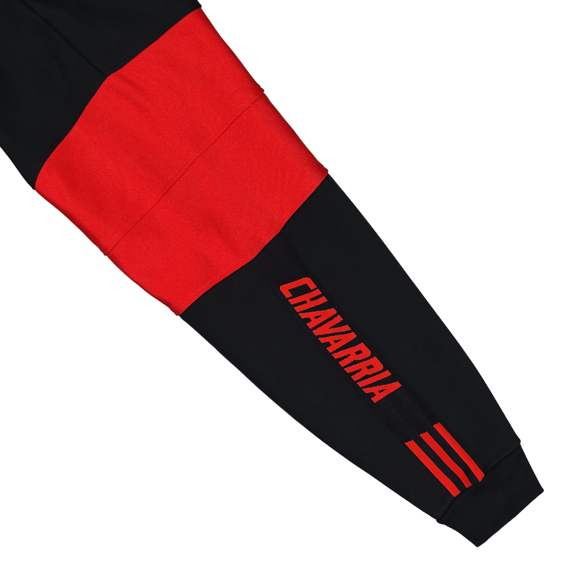 Willy Chavarria x adidas Watsonville Black / Red Sweatshirts KD9347 Detail View 5 | GATE
