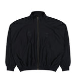 Willy Chavarria x adidas Twill Track Jacket Black Tracksuit Tops KD9350 Detail View 1 | GATE
