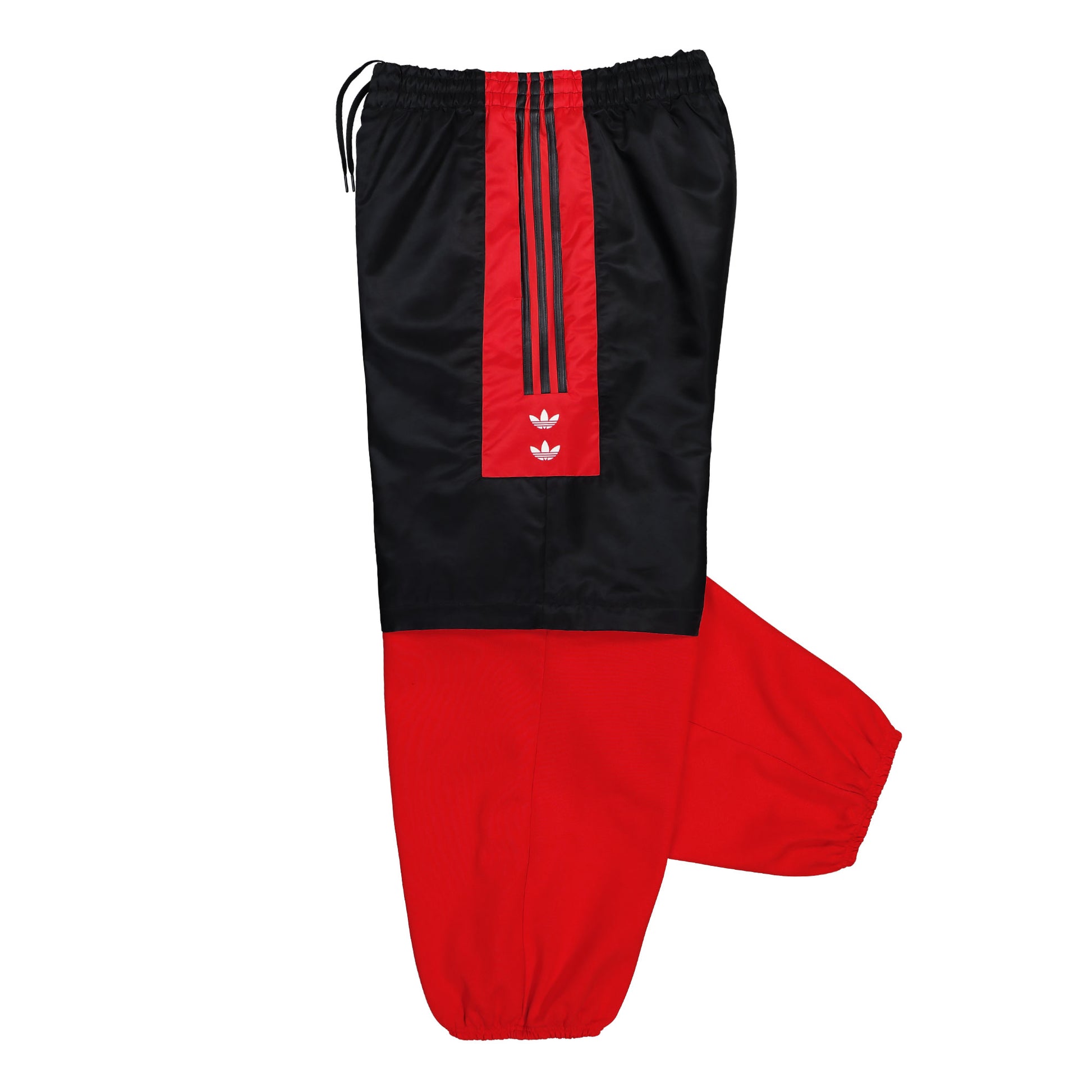 Willy Chavarria x adidas Fleece Track Pant Black / Red Sweat & Track Pants KD9359 Detail View 3 | GATE
