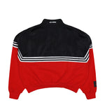 Willy Chavarria x adidas Gomez Sweater Black / Red Sweatshirts KD9360 Detail View 2 | GATE
