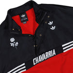 Willy Chavarria x adidas Gomez Sweater Black / Red Sweatshirts KD9360 Detail View 3 | GATE
