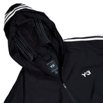 Y-3 Nylon Wired 3 Stripes Track Top Black Track Jackets KF1085 Detail View 3 | GATE