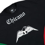 Willy Chavarria x adidas Fleece Crewneck Black Sweatshirts KF3196 Detail View 3 | GATE
