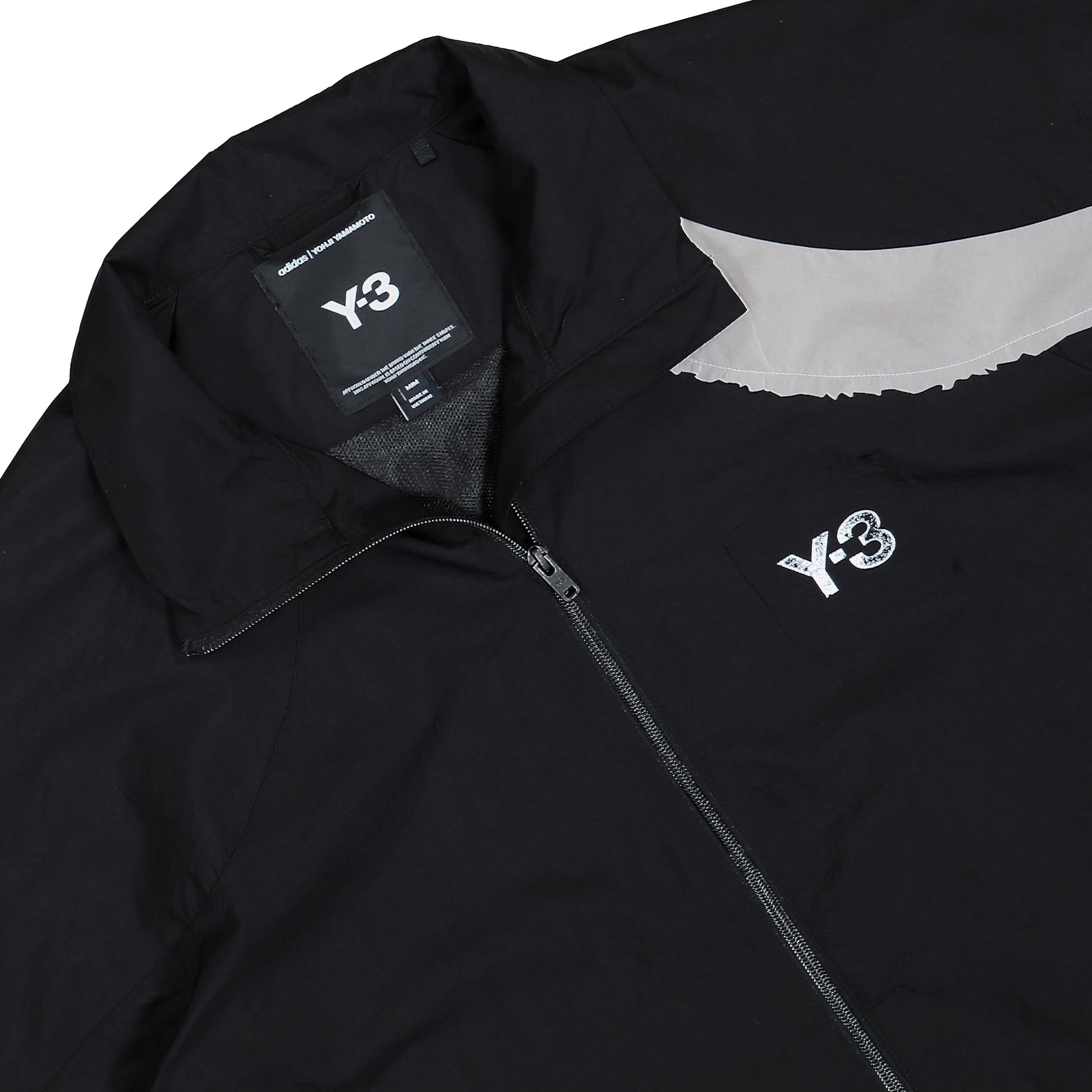 Y-3 M RE 3S Nylon Jacket Black Tracksuit Tops KF6027 Detail View 3 | GATE
